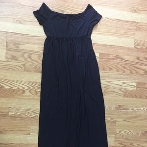 Pinkblush navy maxi dress size s/m